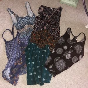 Boho tank top bundle 🐘🍃